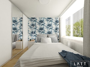 Dom jednorodzinny II - Konstancin - Mała szara sypialnia, styl nowoczesny - zdjęcie od LÄTT Studio Wnętrz