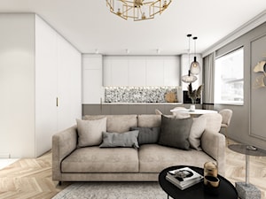Mieszkanie, Żyrardów - Salon, styl nowoczesny - zdjęcie od LÄTT Studio Wnętrz