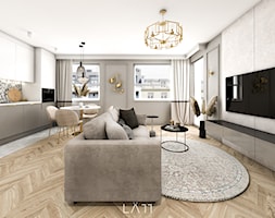 Mieszkanie, Żyrardów - Salon, styl nowoczesny - zdjęcie od LÄTT Studio Wnętrz - Homebook