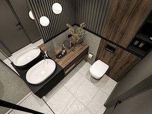 Apartament Lekka - Łazienka, styl minimalistyczny - zdjęcie od LÄTT Studio Wnętrz