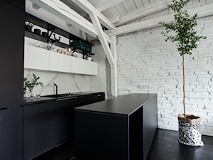 minimalistyczny loft w starej kamienicy - Kuchnia, styl minimalistyczny - zdjęcie od nofo