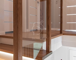 Szkło w dębowej ramie - zdjęcie od Roble - Schody, Podłogi, Drzwi i Tarasy - Homebook