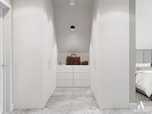 Projekt wnętrz skandynawskiego domu - Garderoba, styl skandynawski - zdjęcie od Aleksandra Wachowicz Architektura Wnętrz