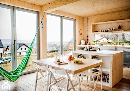Dom z klocków - Kuchnia, styl minimalistyczny - zdjęcie od architektura szyta na miarę