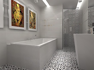 Średnia bez okna łazienka, styl industrialny - zdjęcie od Dekor Studio