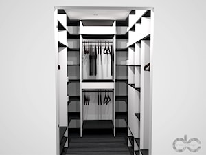 Projekt zagospodarowania garderoby - Garderoba, styl nowoczesny - zdjęcie od dc creative design