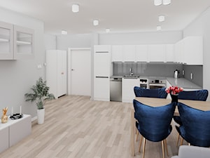 Mieszkanie Pogórze 43m2 - Salon, styl nowoczesny - zdjęcie od IDS projektowanie wnętrz