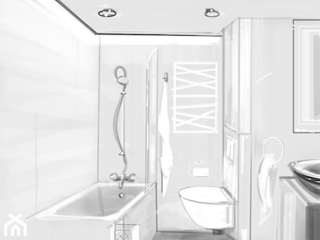 Aranżacje wnętrz - Łazienka: Mała łazienka w bloku - Mamamila1. Przeglądaj, dodawaj i zapisuj najlepsze zdjęcia, pomysły i inspiracje designerskie. W bazie mamy już prawie milion fotografii!