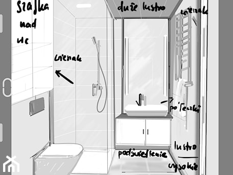 Aranżacje wnętrz - Łazienka: Plan łazienki - Mamamila1. Przeglądaj, dodawaj i zapisuj najlepsze zdjęcia, pomysły i inspiracje designerskie. W bazie mamy już prawie milion fotografii!