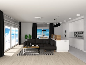 Mieszkanie 6 - Salon, styl nowoczesny - zdjęcie od projekt ka