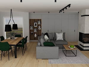 mieszkanie 21 - Salon, styl nowoczesny - zdjęcie od projekt ka