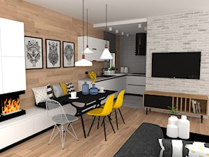 Mieszkanie 5 - Salon, styl nowoczesny - zdjęcie od projekt ka