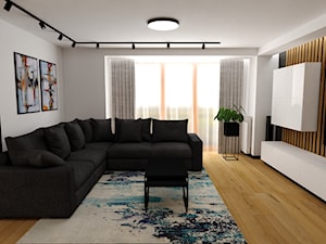 mieszkanie 30 - Salon, styl nowoczesny - zdjęcie od projekt ka