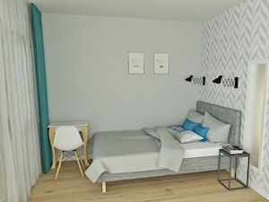 mieszkanie 4 - Sypialnia, styl nowoczesny - zdjęcie od projekt ka
