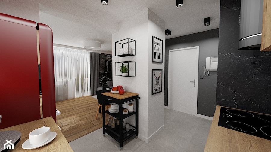 mieszkanie 16 - Kuchnia, styl industrialny - zdjęcie od projekt ka