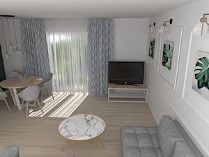 mieszkanie 8 - Salon, styl skandynawski - zdjęcie od projekt ka