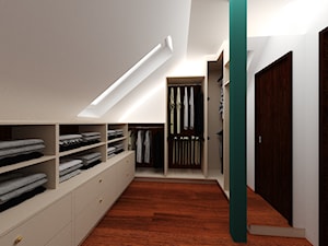 sypialnia 1 - Garderoba, styl nowoczesny - zdjęcie od projekt ka