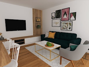 mieszkanie 19 - Salon, styl prowansalski - zdjęcie od projekt ka