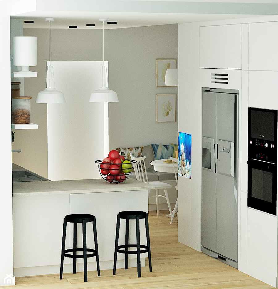 mieszkanie 4 - Kuchnia, styl nowoczesny - zdjęcie od projekt ka