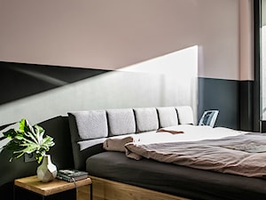 Na bazie różu - Sypialnia, styl minimalistyczny - zdjęcie od Deer Design