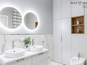 Nowoczesna elegancja - Łazienka, styl minimalistyczny - zdjęcie od Deer Design