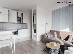 Klasyka, biel i spójność - Salon, styl skandynawski - zdjęcie od Deer Design