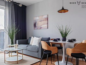 Skandynawski komfort - Salon, styl skandynawski - zdjęcie od Deer Design