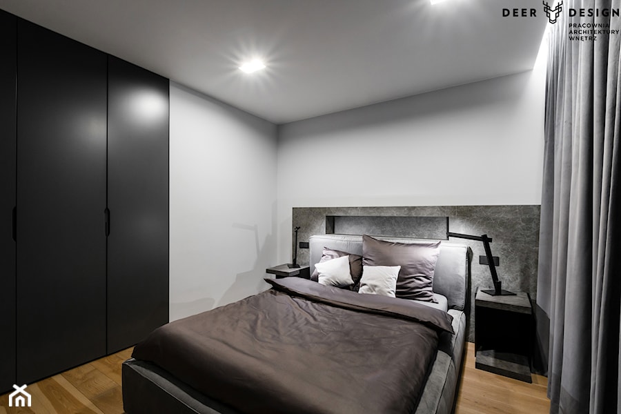 Czysty minimalizm - Sypialnia, styl minimalistyczny - zdjęcie od Deer Design