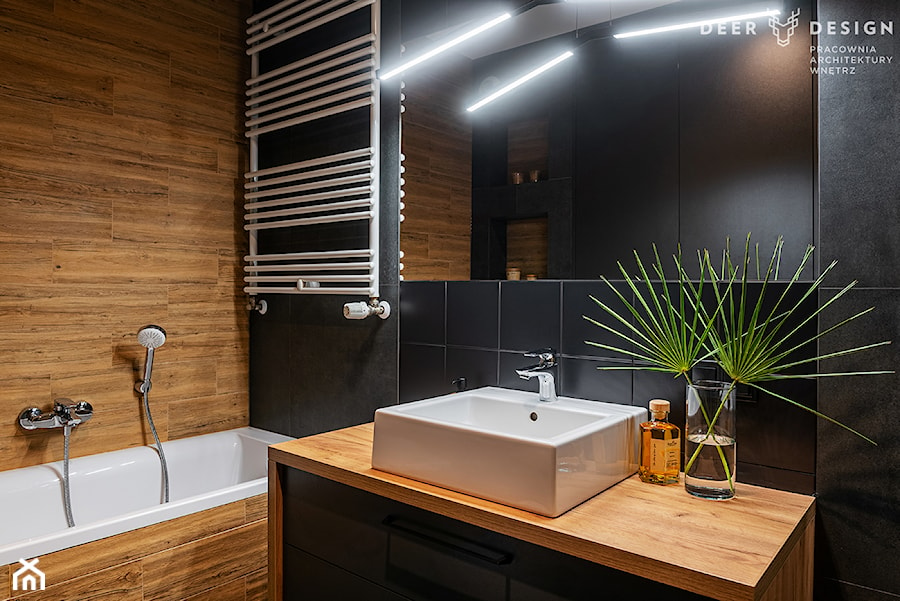 Przytulne mieszkanie w kolorach roku 2021 - Łazienka, styl skandynawski - zdjęcie od Deer Design