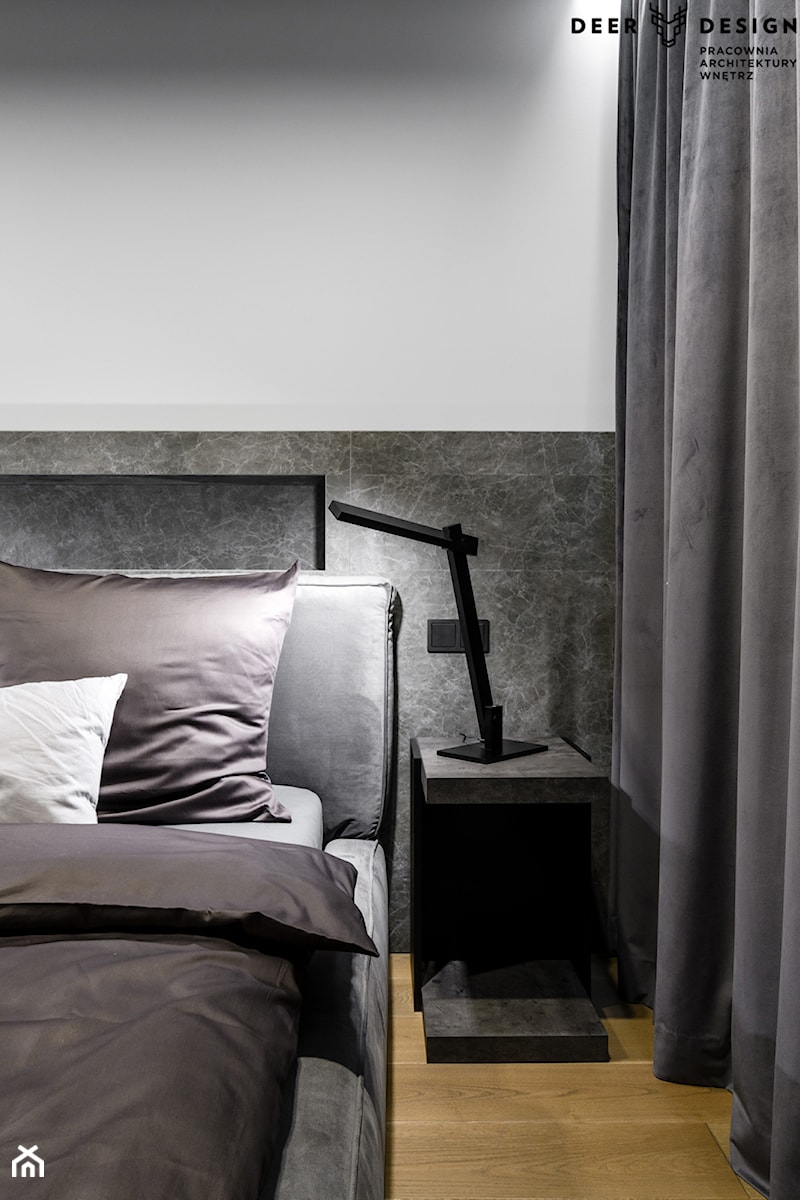 Czysty minimalizm - Sypialnia, styl minimalistyczny - zdjęcie od Deer Design