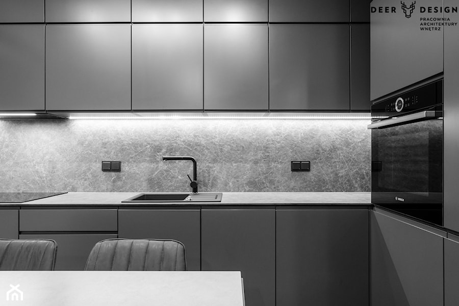 Czysty minimalizm - Kuchnia, styl minimalistyczny - zdjęcie od Deer Design