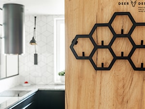 Soft loft i drewno - Hol / przedpokój, styl skandynawski - zdjęcie od Deer Design