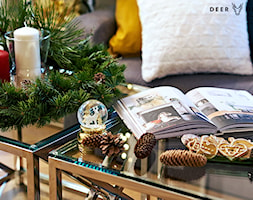 Klasyka w świątecznym wydaniu - Salon, styl skandynawski - zdjęcie od Deer Design - Homebook