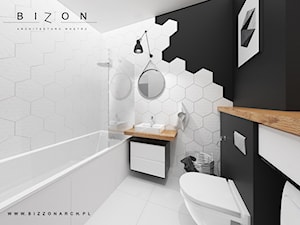 Łazienka - Średnia bez okna łazienka, styl skandynawski - zdjęcie od BIZZONARCH