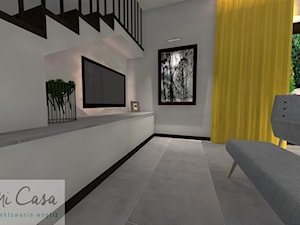 Dom w Dołujach - metamorfoza salonu - Salon, styl nowoczesny - zdjęcie od Mi Casa. Projektowanie wnętrz