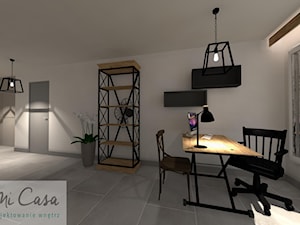 Biuro w stylu loft- Szczecin Śródmieście - Biuro, styl industrialny - zdjęcie od Mi Casa. Projektowanie wnętrz