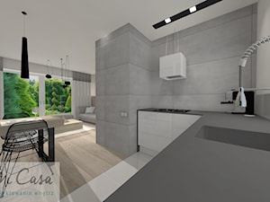 Dom w zabudowie szeregowej - Mierzyn - Kuchnia, styl minimalistyczny - zdjęcie od Mi Casa. Projektowanie wnętrz