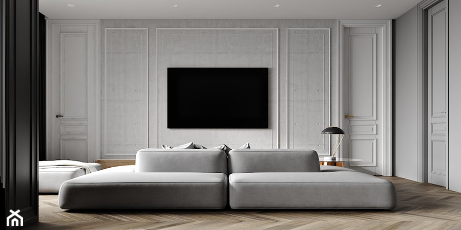 Nowoczesny klasyk - Salon - zdjęcie od Home design HD-m2