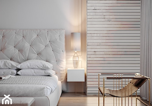 Modern Classic - Średnia szara sypialnia, styl nowoczesny - zdjęcie od Home design HD-m2