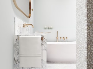 HD-1001 - Średnia łazienka, styl minimalistyczny - zdjęcie od Home design HD-m2