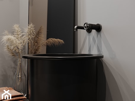 Aranżacje wnętrz - Łazienka: Projekt HD# Black Prostir - Łazienka, styl nowoczesny - Home design HD-m2. Przeglądaj, dodawaj i zapisuj najlepsze zdjęcia, pomysły i inspiracje designerskie. W bazie mamy już prawie milion fotografii!