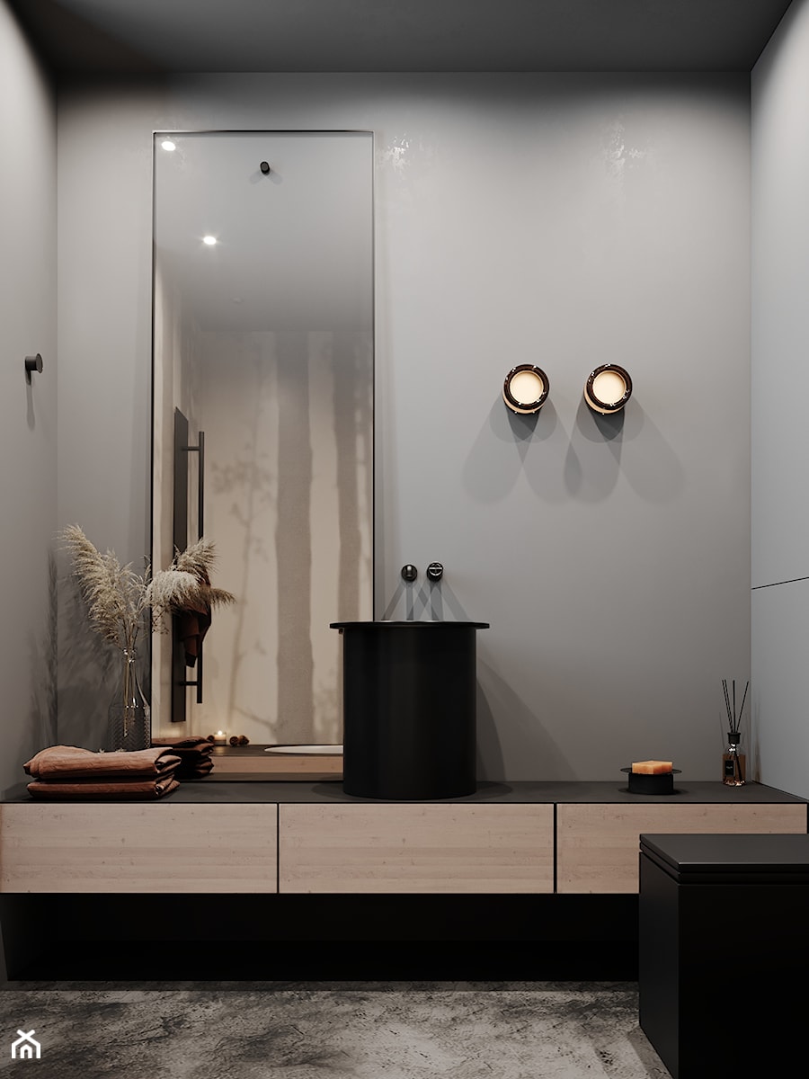 Projekt HD# Black Prostir - Łazienka, styl nowoczesny - zdjęcie od Home design HD-m2