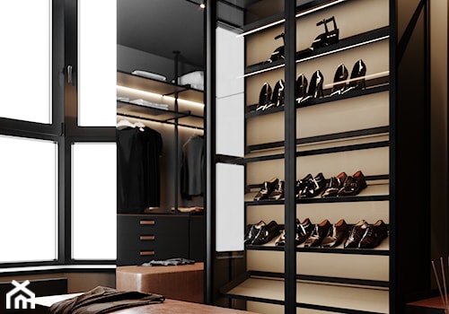 Projekt HD# Black Prostir - Garderoba, styl nowoczesny - zdjęcie od Home design HD-m2