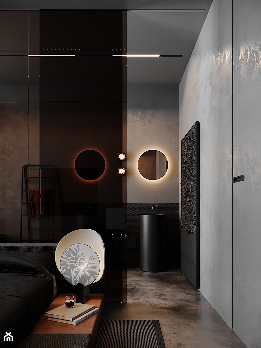 Projekt HD# Black Prostir - Sypialnia, styl nowoczesny - zdjęcie od Home design HD-m2
