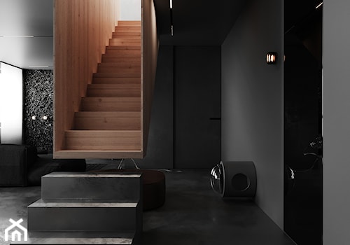 Projekt HD# Black Prostir - Schody, styl nowoczesny - zdjęcie od Home design HD-m2