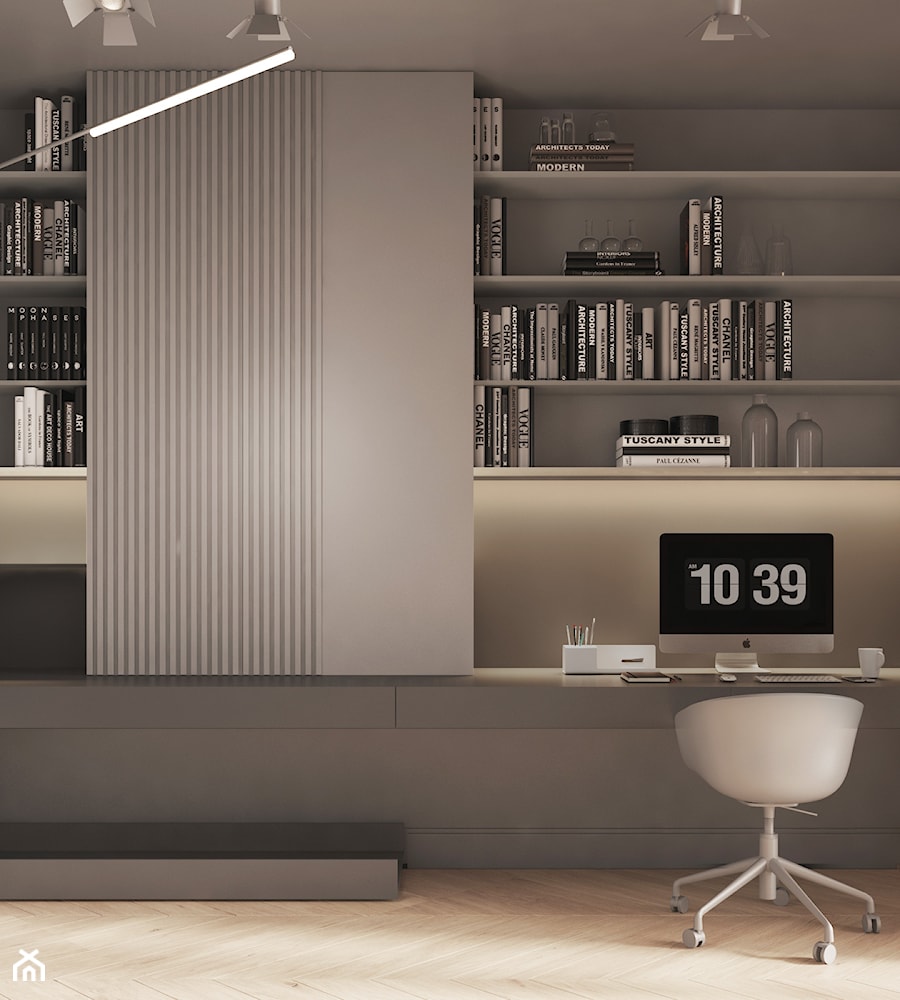 HD-1001 - Biuro, styl minimalistyczny - zdjęcie od Home design HD-m2