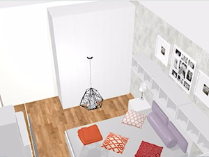 Widok 3 - projekt sypialni w VOX BOX - zdjęcie od Michał Łęgowski