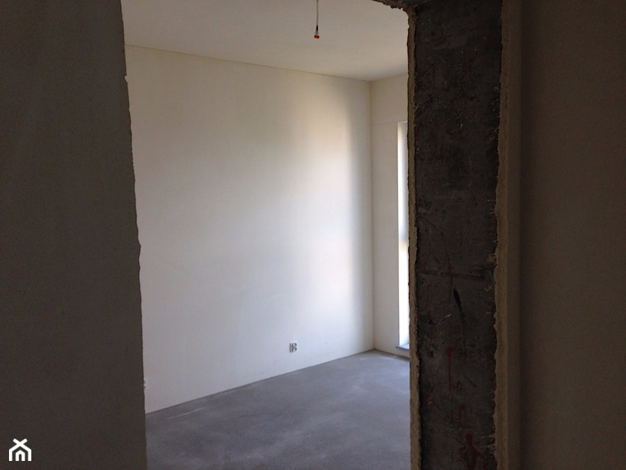 Widok 4 - aktualny stan wyglądu pomieszczenia (sypialnia) w stanie deweloperskim - zdjęcie od Michał Łęgowski