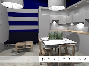 Apartament marynistyczny - Jadalnia - zdjęcie od Projektownia