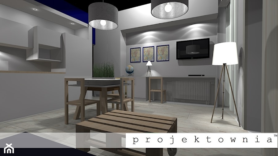 Apartament marynistyczny - Jadalnia - zdjęcie od Projektownia